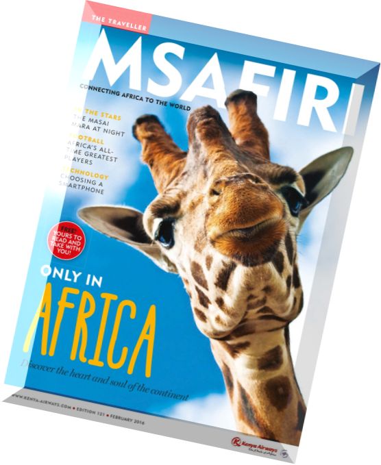 advertising in kenya airways infilight magazine msafiri